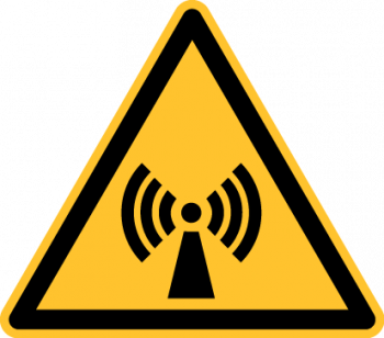 "Warnung vor elektromagnetischen Feldern" - DIN EN ISO 7010, W005