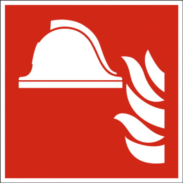 "Mittel und Geräte zur Brandbekämpfung" - DIN EN ISO 7010, F004